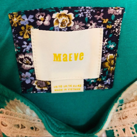 Anthropologie | flower print & lace detail dress - Picture 5 of 7